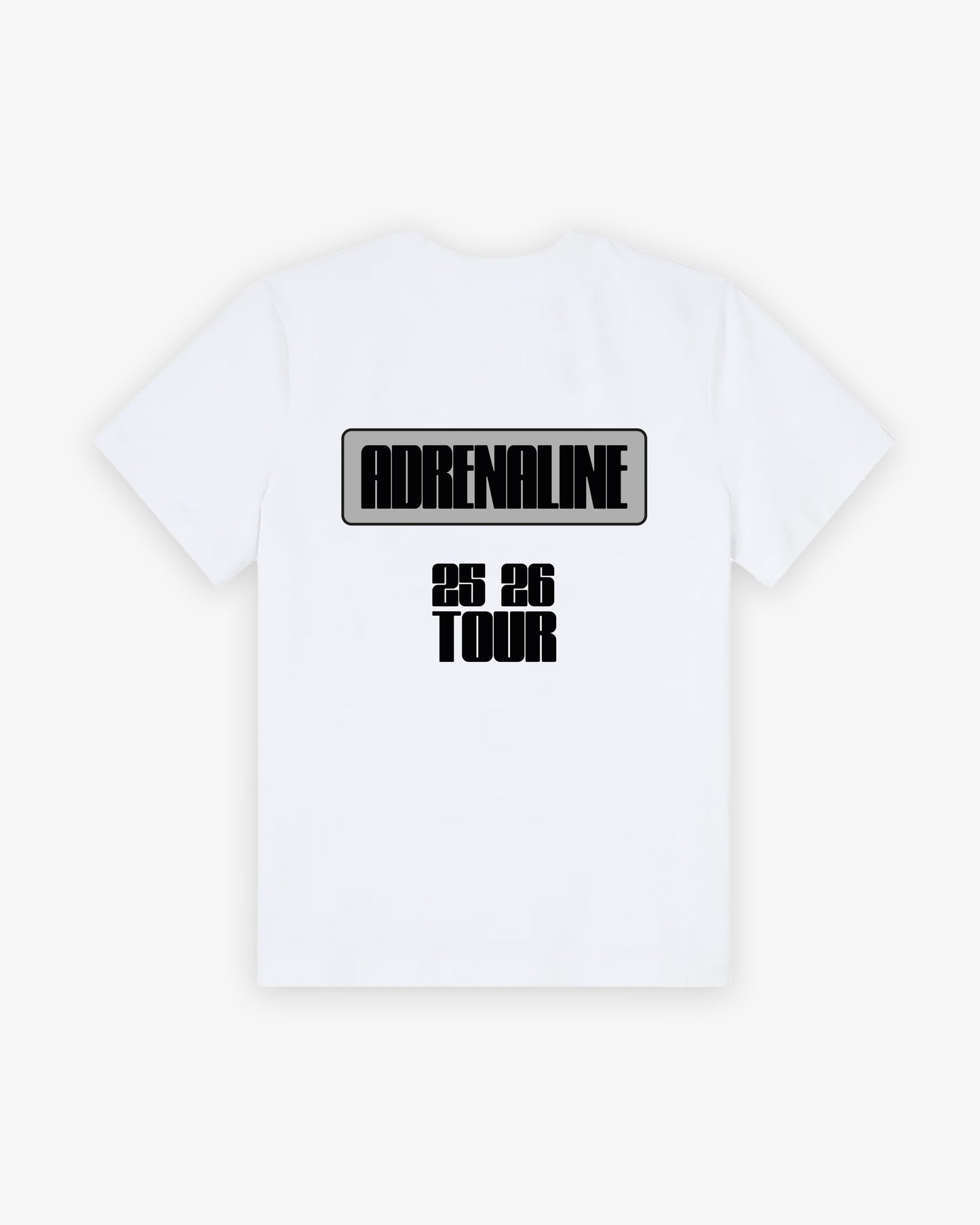 T-shirt blanc recto verso inspiration crew