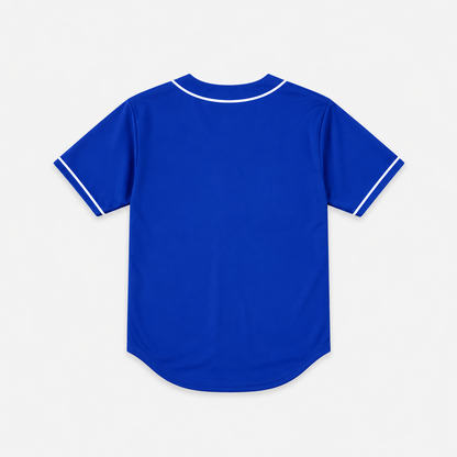 Baseball Tee Bleu signature Wave