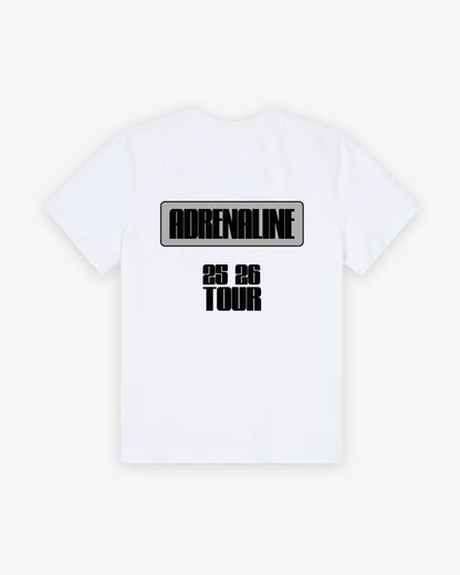 T-shirt blanc recto verso inspiration crew