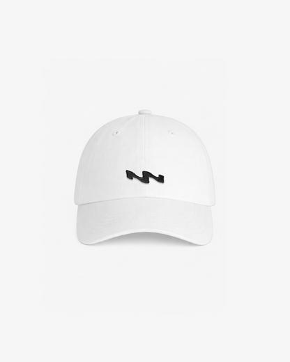 Casquette blanche signature wave